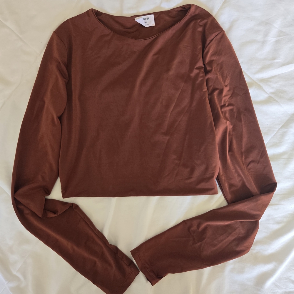 Cotton On Rust Long Sleeve Tee